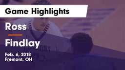 Ross  vs Findlay  Game Highlights - Feb. 6, 2018
