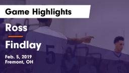 Ross  vs Findlay  Game Highlights - Feb. 5, 2019