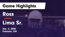 Ross  vs Lima Sr. Game Highlights - Jan. 3, 2020