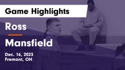 Ross  vs Mansfield  Game Highlights - Dec. 16, 2023