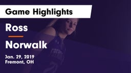 Ross  vs Norwalk  Game Highlights - Jan. 29, 2019
