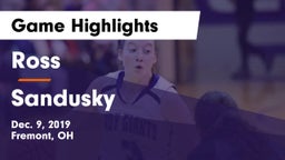 Ross  vs Sandusky Game Highlights - Dec. 9, 2019