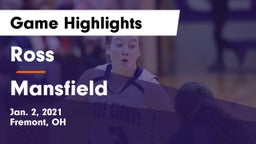 Ross  vs Mansfield  Game Highlights - Jan. 2, 2021