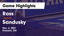 Ross  vs Sandusky  Game Highlights - Dec. 6, 2021