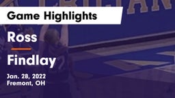 Ross  vs Findlay  Game Highlights - Jan. 28, 2022