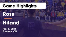 Ross  vs Hiland  Game Highlights - Jan. 6, 2024