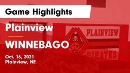 Plainview  vs WINNEBAGO Game Highlights - Oct. 16, 2021