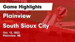 Plainview  vs South Sioux City  Game Highlights - Oct. 13, 2022