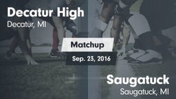 Matchup: Decatur vs. Saugatuck  2016