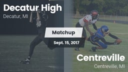 Matchup: Decatur vs. Centreville  2017