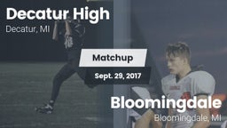 Matchup: Decatur vs. Bloomingdale  2017