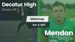 Matchup: Decatur vs. Mendon  2017