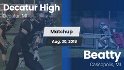 Matchup: Decatur vs. Beatty  2018