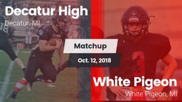 Matchup: Decatur vs. White Pigeon  2018