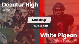 Matchup: Decatur vs. White Pigeon  2019