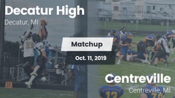 Matchup: Decatur vs. Centreville  2019