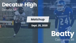 Matchup: Decatur vs. Beatty  2020