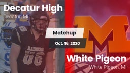Matchup: Decatur vs. White Pigeon  2020