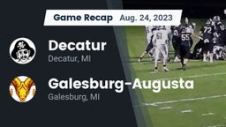 Recap: Decatur  vs. Galesburg-Augusta  2023