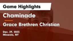 Chaminade  vs Grace Brethren Christian  Game Highlights - Dec. 29, 2023