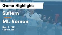 Suffern  vs Mt. Vernon  Game Highlights - Dec. 7, 2021