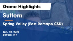 Suffern  vs Spring Valley  (East Ramapo CSD) Game Highlights - Jan. 18, 2023