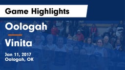 Oologah  vs Vinita  Game Highlights - Jan 11, 2017