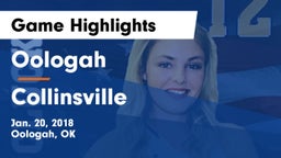 Oologah  vs Collinsville  Game Highlights - Jan. 20, 2018