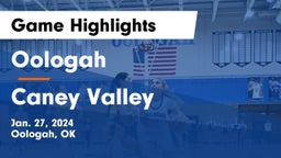 Oologah  vs Caney Valley  Game Highlights - Jan. 27, 2024