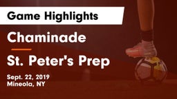 Chaminade  vs St. Peter's Prep  Game Highlights - Sept. 22, 2019