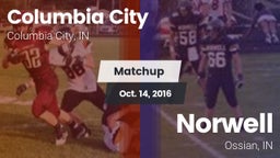 Matchup: Columbia City High vs. Norwell  2016