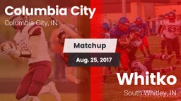 Matchup: Columbia City High vs. Whitko  2017