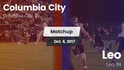 Matchup: Columbia City High vs. Leo  2017