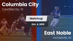 Matchup: Columbia City High vs. East Noble  2019
