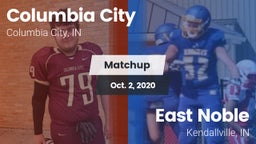 Matchup: Columbia City High vs. East Noble  2020