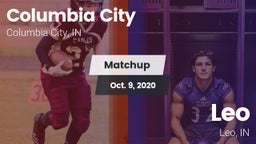 Matchup: Columbia City High vs. Leo  2020