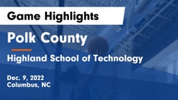 Polk County  vs Highland School of Technology Game Highlights - Dec. 9, 2022