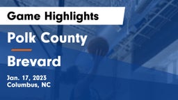 Polk County  vs Brevard  Game Highlights - Jan. 17, 2023