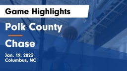 Polk County  vs Chase  Game Highlights - Jan. 19, 2023