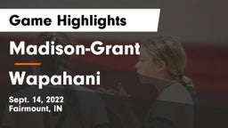 Madison-Grant  vs Wapahani  Game Highlights - Sept. 14, 2022