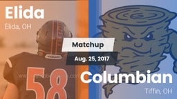 Matchup: Elida  vs. Columbian  2017