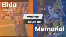 Matchup: Elida  vs. Memorial  2017