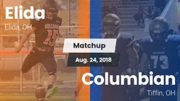 Matchup: Elida  vs. Columbian  2018