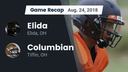 Recap: Elida  vs. Columbian  2018