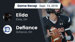 Recap: Elida  vs. Defiance  2018
