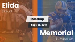 Matchup: Elida  vs. Memorial  2018