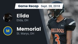 Recap: Elida  vs. Memorial  2018