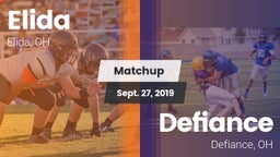 Matchup: Elida  vs. Defiance  2019