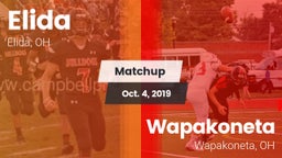 Matchup: Elida  vs. Wapakoneta  2019