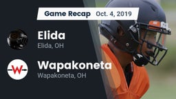 Recap: Elida  vs. Wapakoneta  2019